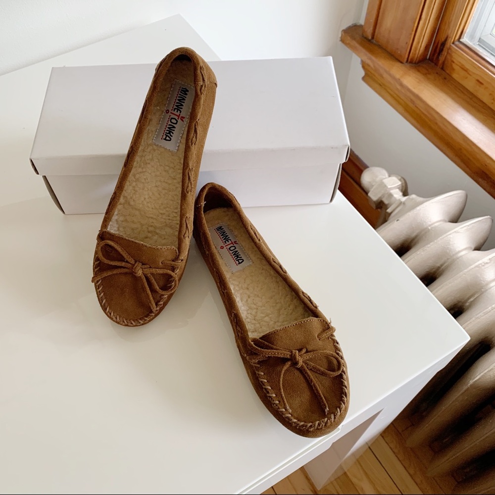 Minnetonka Moccasin Trapper Flat US Size 8